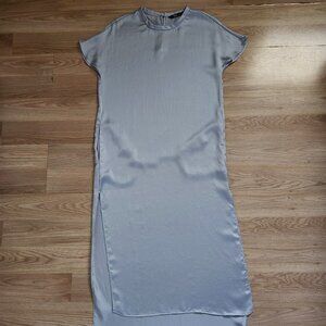 ZARA satin midi dress